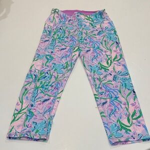 Lilly Pulitzer Multicolor Tropical Print Leggings